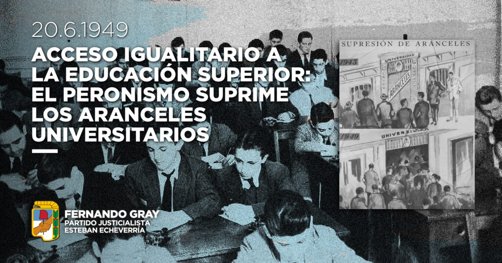20 DE JUNIO DE 1949 – ACCESO IGUALITARIO A LA EDUCACIÓN SUPERIOR_TW-FB