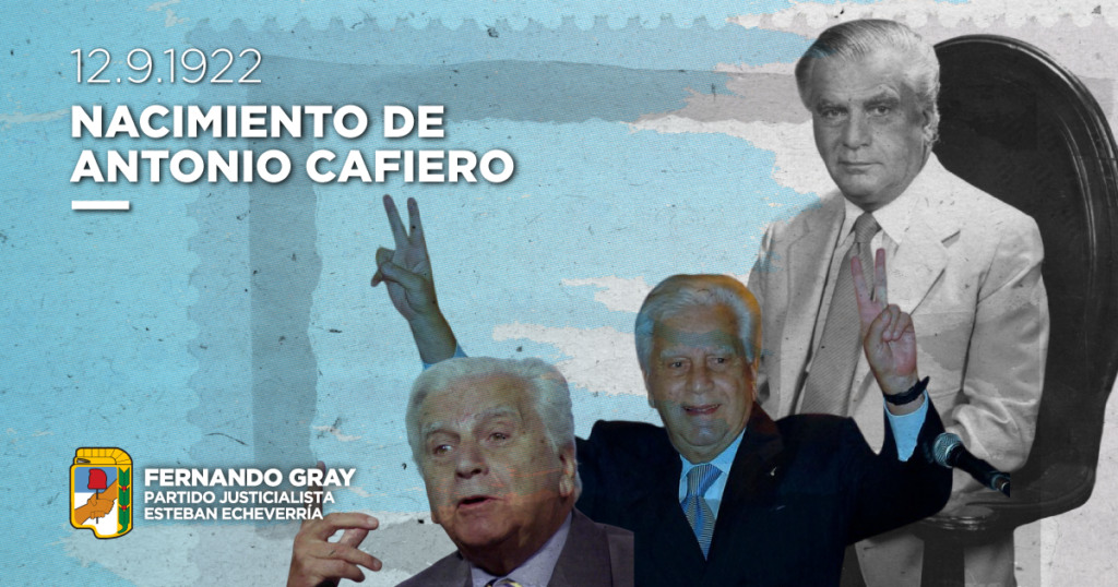 Un día como hoy, en 1922, nació uno de los más emblemáticos dirigentes del peronismo bonaerense. Leal a los principios de nuestro movimiento y firme defensor de la justicia social, el compañero Antonio Cafiero se destacó por su compromiso con las grandes causas populares y con la apertura social, la renovación generacional y la democratización interna del partido, que tanto necesitamos.